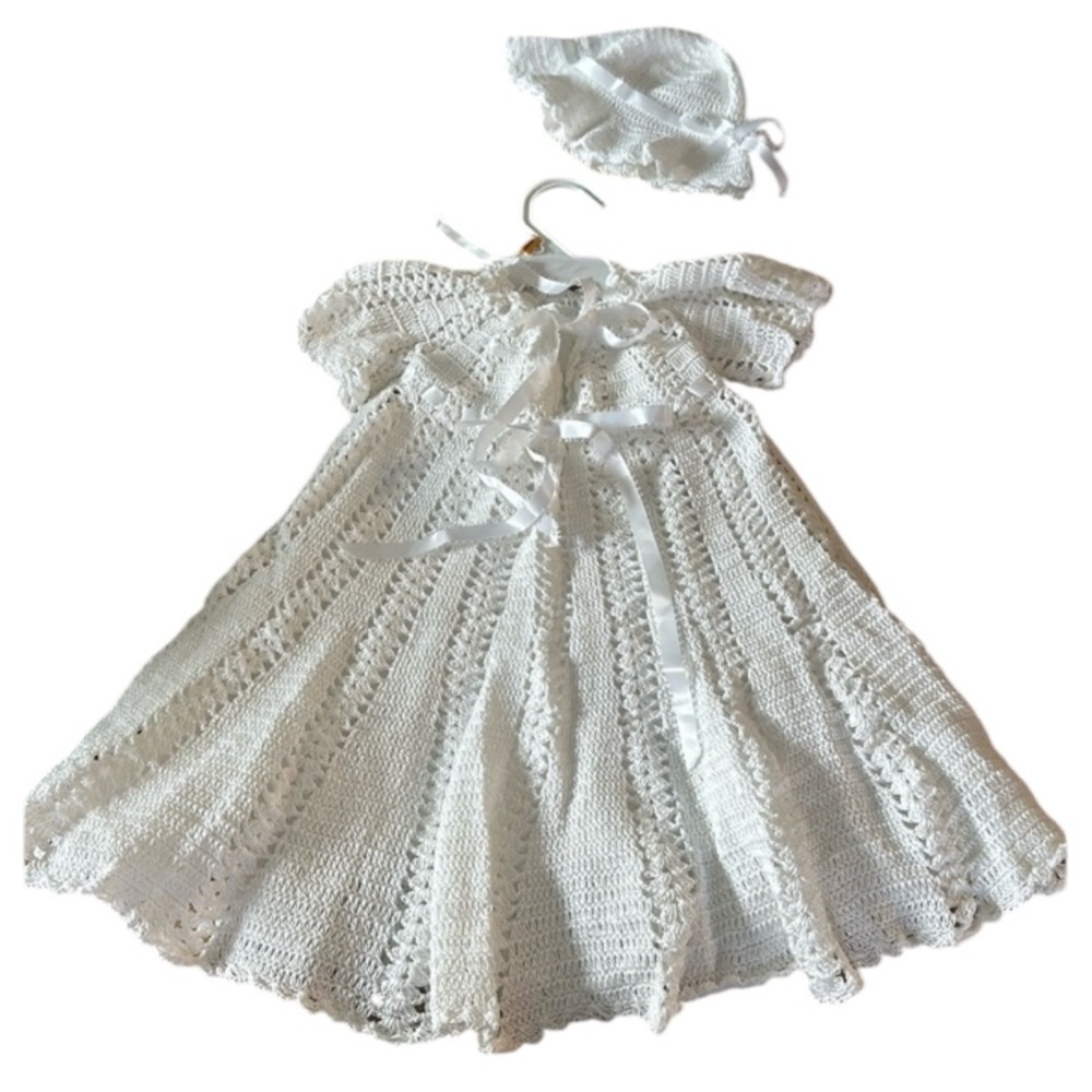 CROCHET christening dress